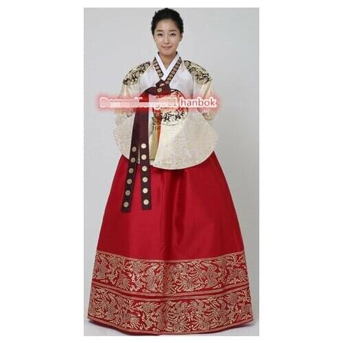 Hanbok Dress Traditional Korean Ceremony Costume DANGUI Korean Royal Costume Asian Clothes