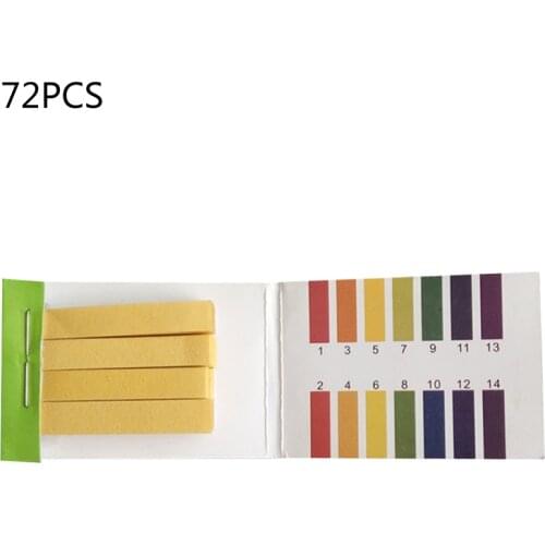 80 Pcs Multipurpose pH Test Strips Universal Full Range Litmus Paper 1-14 Acidic Alkaline Indicator Food Urine Lab Soil