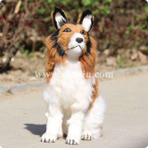 Direct manufacturer / Handcraft dog toy , simulation shepherd dog model , ideal as children gift or home decoration