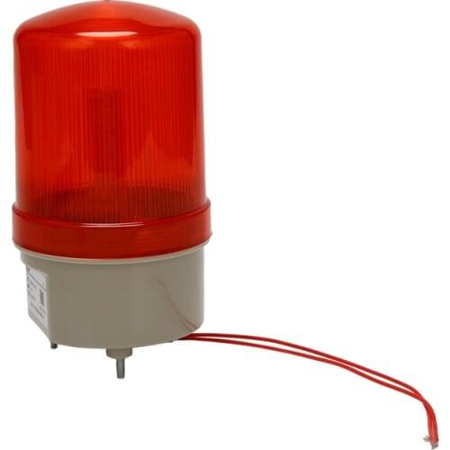 Retail Industrial Flashing Sound Alarm Light,BEM-1101J 220V Red LED Warning Lights Acousto-Optic Alarm System Rotating Light Eme