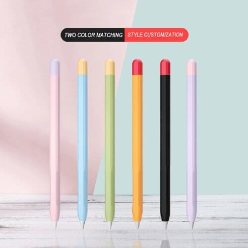 Silicone Case for Apple Pencil 2nd Generation Protective Skin Cover Sleeve Touch Stylus Pen Protective Cover Stylus Accessories