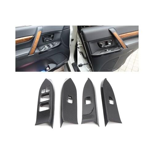 LHD Door Window Lifter Cover 4pcs For Mitsubishi Pajero / Shogun V80 2007-2019