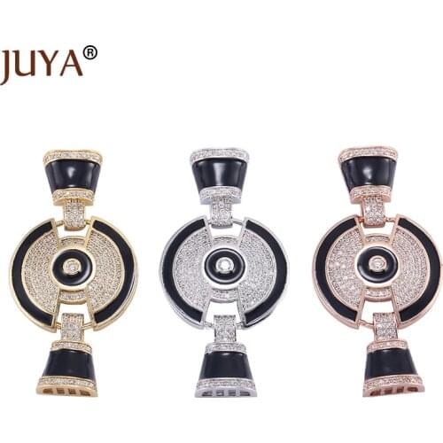 Rhinestone Enamel Big Charms Connectors Pendants For HandMade DIY Multi-Strand Beaded Pearls Necklace Bracelet Jewelry Making