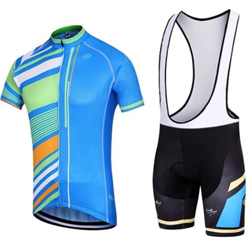 Keyiyuan short Sleeve Cycling Jersey 2016 Autumn Mens Breathable Bicycle Clothing Maillot Ciclismo Mountain Bike Sets