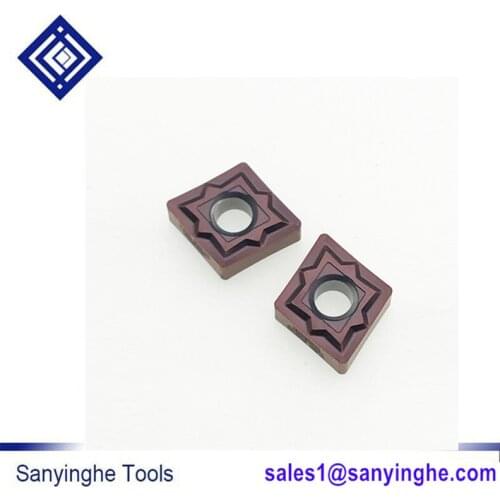 High quality sanyinghe 10 pcs/lots CNMG120408-MF1 CP200 cnc carbide turning inserts cnc blade lathe cutter tool