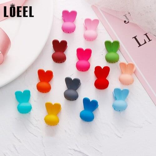 20Pcs/Lot Cute Mini Hair Claws Rabbit Hairpins Hair Clips Headdress For Girls Fashion Hair Accessories Women Hair Styling Tools