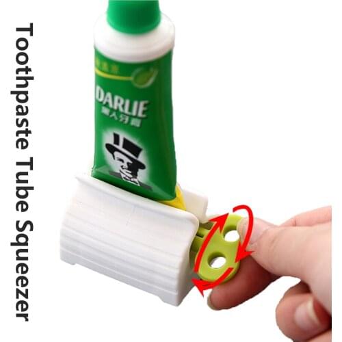 1/5 Multifunctional Toothpaste Tube Squeezer Press Manual Squeezed Toothpaste Clip-on Facial Cleanser Squeezer Bathroom Supplies