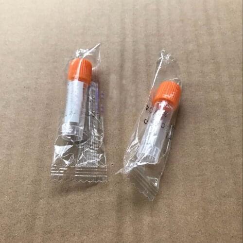 100pcs/lot 2ml Plastic cryovial PP Cryopreservation tube Independent packaging Sterilized screw cap Cryopreservation tube