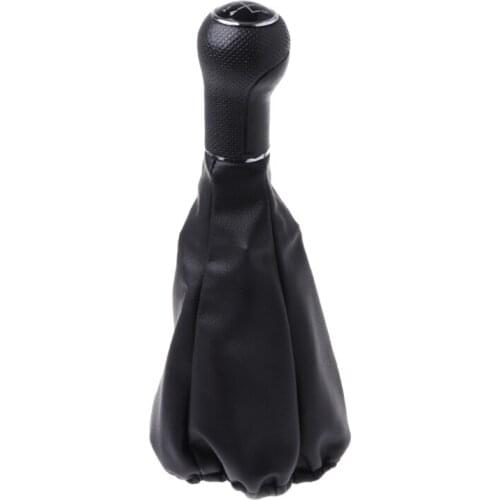 5 Speed Car Auto Gear MT Shift Knob Gaitor Boot For Polo Classic 6N 6N2 SEAT IBIZA