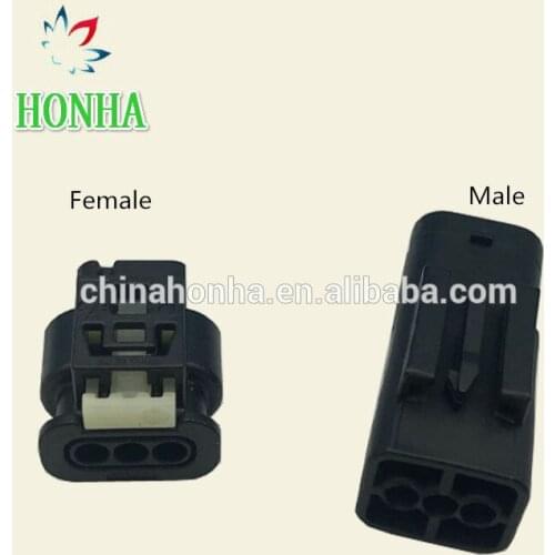 50pcs/lot 3 Pole female male wire harness inject auto connector 805-121-521 A 022 545 24 26 for Hirschmann