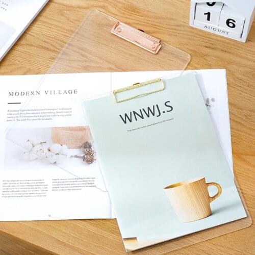 77JC Acrylic A4 File Clipboard Folder Writing Pad A4 File Clipboard for Doctor Office