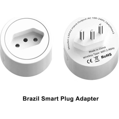Brazil Smart Socket WIFi Smart Plug Travel WiFi Power Adapter Portable Smart Countdown Outlet Timer Brazil Plug Power Socket