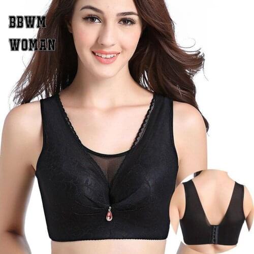 200 Kg MM Kg Can Wear Thin Full Cup Bra Lace Plus Size No Rims Underwear Lingerie ZO919