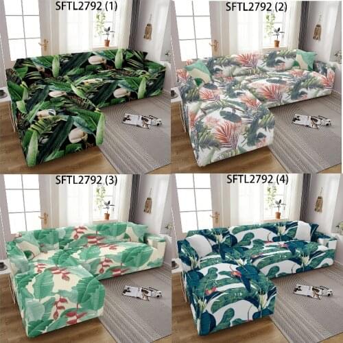 Leafy plants Covers for sofas corner sofa cover Puff seat sofa covers for living room Elastic sofa cover Armchair cover Big sofa