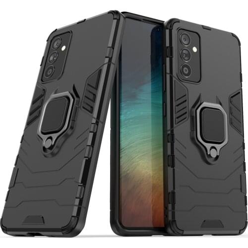 Case for Galaxy A82 Support Magnetic Car Holder Bracket Shockproof Finger Ring Armor Cover for Samsung Galaxy A82 5G Quantum 2