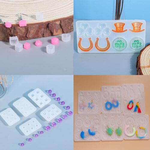 DIY Epoxy Mold Earrings Cat Claw Mini Earrings Island Earrings Pendant Silicone Mold Handmade Creative Jewelry