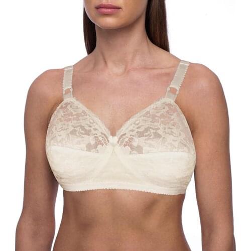 Women Floral Lace Bras Perspective Wire Free Minimizer Bra Sexy Plus Size Bralette BH 80 85 90 95 100 105 110 B C D EF