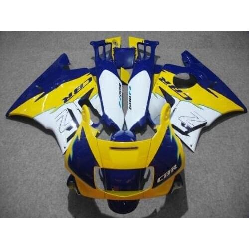Dor- racing Fairing body kit for 91 92 93 94 CBR 600 F2 Blue white plastic CBR600 1991 1992 1993 1994 fairings parts