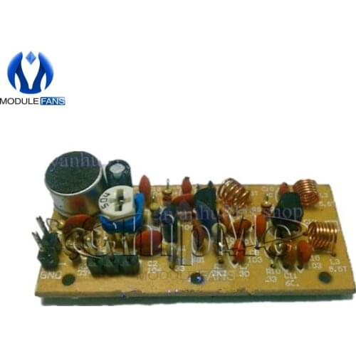 FM Radio High Frequency Wireless Microphone DIY Kits MIC Board Sound Electrical Siganl Transform Module Antenna 80MHz-103MHz