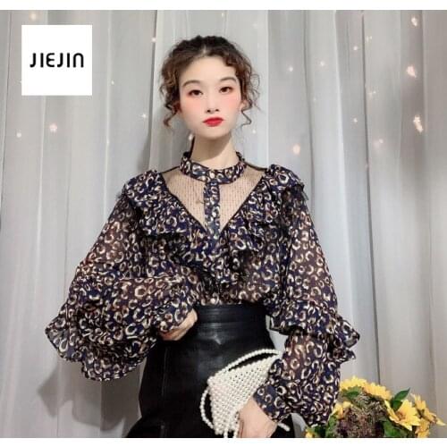 Блузки с принтом JIEJIN China At AliExpress