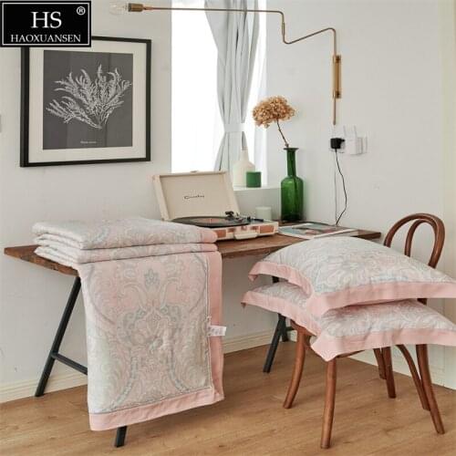 Lyocell Tencel Lightweight Quilted Quilt Summer Blanket Soft Summer Quilt & Hypoallergenic Thin quiltSuit1pcs