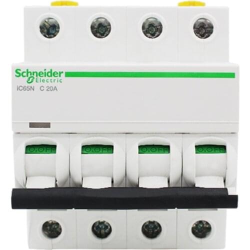 AC 4P C6A 10A 16A 20A 25A 32A 40A 50A 63A Miniature Circuit Breaker Acti 9 Series Leakage Protector Air Switch