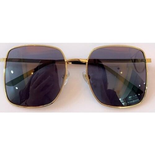 Fashion Metal Frame Brand Sunglasses Women With Box New Square Sun Glasses High Quality Eyewear UV400