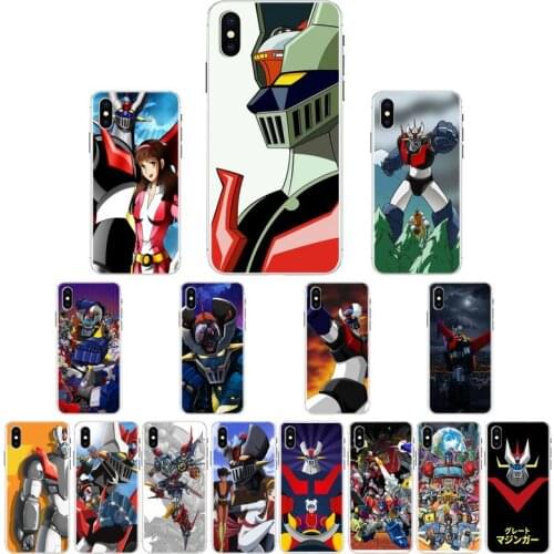 YNDFCNB Mazinger Z Soft Rubber Phone Cover For iPhone X XS MAX 6 6s 7 7plus 8 8Plus 5 5S se 2020 XR 12 11 pro max case