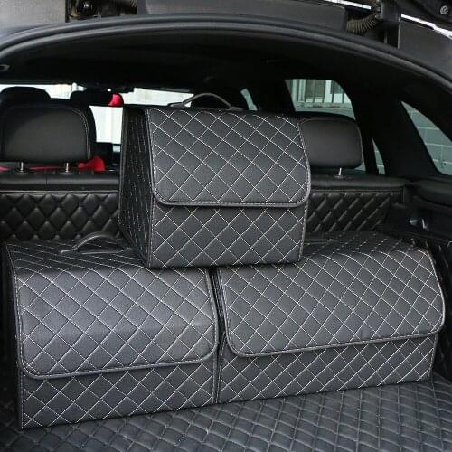 Car trunk Organizer Box Multi-functional uitcase Organizer with lid Portable Car Storage Suitcase Organizer