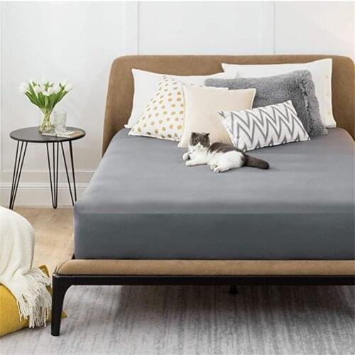 Fatapaese Soft Brushed Microfiber Full Twin King Size Bed Fitted Sheets 14 Inch High Mattress Deep Pocket Wrinkle Bed Covers