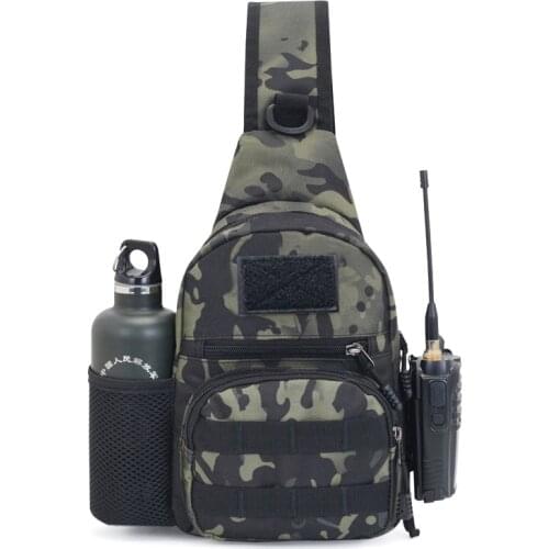 Hiking Trekking Backpack Sports Climbing Shoulder Bags Tactical Camping Hunting Fishing Outdoor Military Camouflage Chest Bag