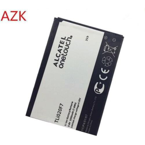 AZK High Quality TLI020F7 Battery for For Alcatel ONE TOUCH TLi020F7 battery + Tracking Code
