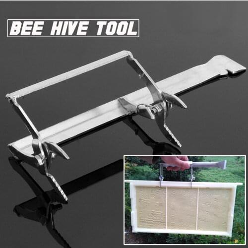 1PC Stainless Steel Beekeeping Lifter Bee Hive Frame Holder Clamp Capture Grip Tool