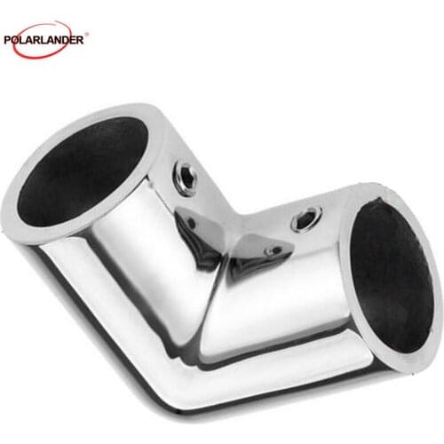 Boat Hand Rail Fitting 1PC 316 Stainless Steel Heavy Duty Marine Grade Fit 90 Degree Elbow For 25mm Pipe Tubing Mount Hardware