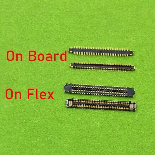 64 Pin LCD Display FPC Connector On Board For Samsung Galaxy S9 S9plus G9600 G960 F U S9+ G9650 G965F Note 8 N9500 Screen Flex