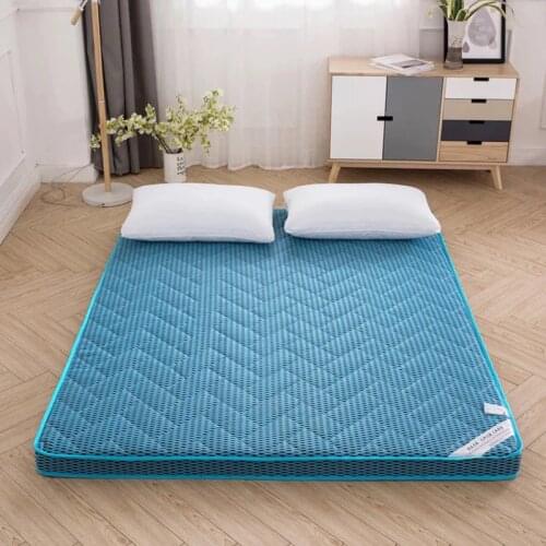 4D breathable tatami mattress thick bamboo charcoal single double 1.5m 1.8m bed mat student dormitory 0.9m bunk mattress