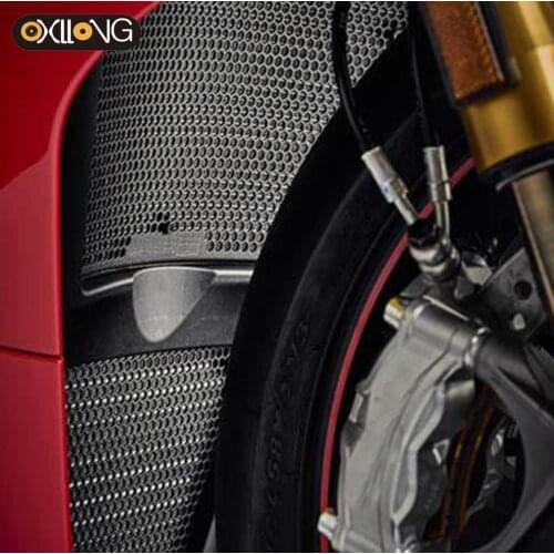 Motorcycle Aluminum Radiator Grille Grill Guard Cover Protector For Ducati Panigale V4 S Panigale V4 R V4R V4S 2018 2019 2020