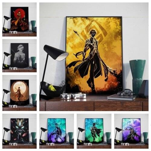 Anime:Jujutsu Kaisen/Genshin Impact 5D Diamond Painting Mosaic Diamond Embroidery Full Round Cross Stitch Kits Room Decoration