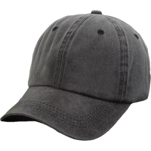Solid Colors Summer Cap Women Ponytail Baseball Cap Fashion Hats Men Baseball Cap Cotton Outdoor Simple Vintag Visor Casual Cap