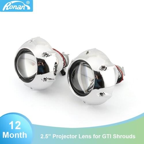 2pcs 2.5inch Bi xenon HID Projector Lens using H1 bulb Retrofit H4 H7 car headlight high low beam