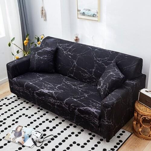 Stretch Slipcovers Sectional Elastic Stretch Sofa Cover for Living Room Couch Cover L shape Armchair Cover Single/Two/Three seat