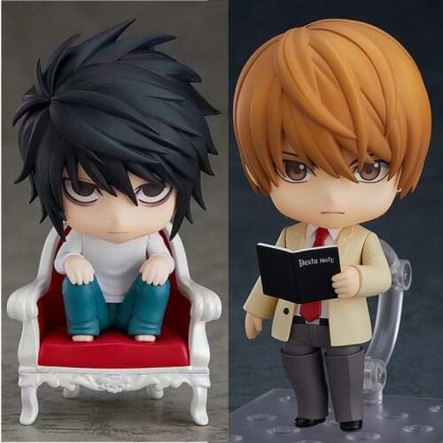 10cm Death Note Anime Figure Yagami Light 1160# Action Figure Death Note Yagami Light L Lawliet 1200# Figurine Model Doll Gift