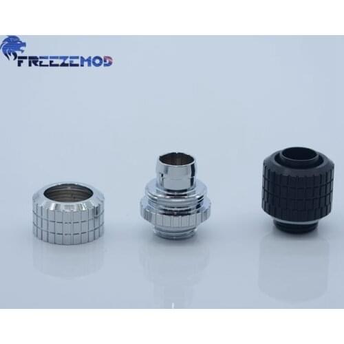 FREEZEMOD G1/4'' external thread for 9.5X12.7mm soft tube inner Hexagonal fixed fittings for computer water cooling. BRGKN-3FB