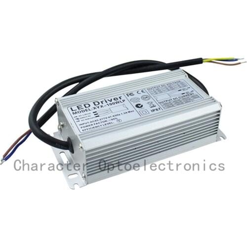 2PCS Isolation 100W AC85-277V LED Driver 6-10x10 3A DC18-34V IP67 Waterproof Constant Current For Spotlights