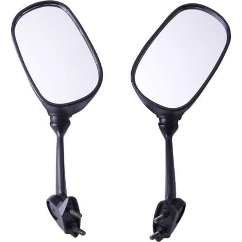 Motorcycle Pair Side Rear View Mirrors For Yamaha YZF R6 YZF-R6 2008-2016 2010 Black