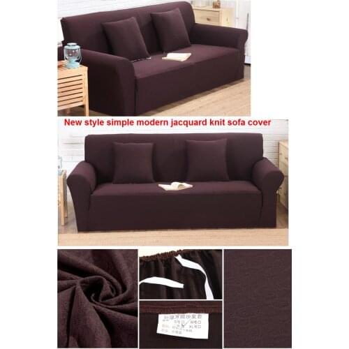 New Style Jacquard Knit Sofa Cover All Inclusive Simple Modern Sofa Cover Anti - Skid Universal Sofa Cover For S 1seat