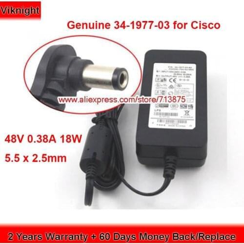 Genuine 34-1977-03 AC Adapter EADP-18FB B 48V 0.38A Laptop Charger for 7985G PAL 7902G 7961G-GE Power Supply