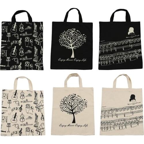 Notation Music Package Portable Musical Handbag Music Score Keyboard Pattern Appliance Musical Bags Support Drop Ship