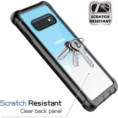 S10Plus S10 Lite Shockproof Hybrid Armor Case for Samsung Galaxy S8 S9 Plus Note9 Full-Body Rugged Anti-knock Clear Cover
