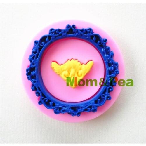 Mom&Pea 0931 Free Shipping Frame Shaped Silicone Mold Cake Decoration Fondant Cake 3D Mold Food Grade